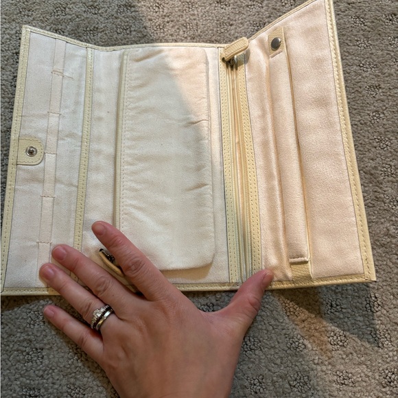 Pottery Barn McKenna Leather Jewelry Roll - Picture 3 of 7